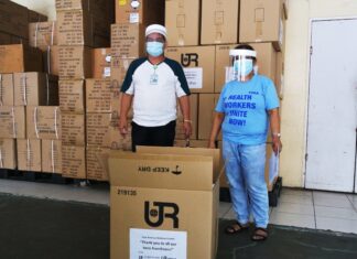URC, GBF design face shields to help augment requirements of essential workers