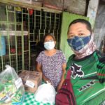 GrabExpress rider delivered the sari-sari store items to Lony Marvillo