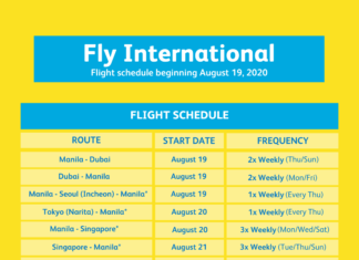 Cebu Pacific Advisory Resumption of domestic passenger flights to and from Manila