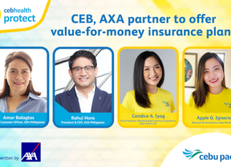 AXA Philippines launches CEB Health Protect with Cebu Pacific