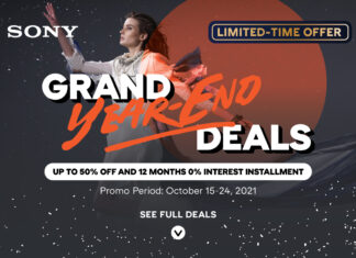 Sony Digital Imaging gears up to 50% off in its Grand Year-End deals happening this October