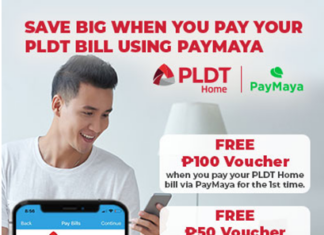 PLDT Home subscribers are up for exciting rewards when they pay their bills via PayMaya