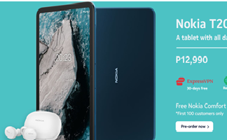 Introducing the new Nokia T20 Tablet with long-lasting battery life, and with versatility and reliability to expect from a Nokia device