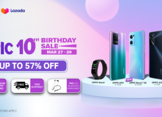 Celebrate Lazada’s 10th Birthday with up to 57% off on your favorite OPPO Gadgets!