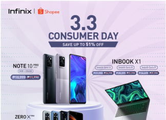 Score the best deals on Infinix phones and laptops this Shopee 3.3 sale