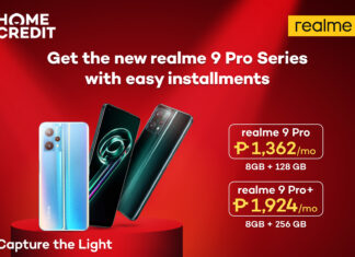 Get the realme 9 Pro series for as low as P1,362/month via Home Credit