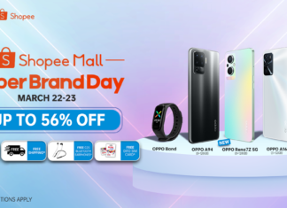 Prizes, gifts, perks, and more on OPPO Super Brand Day on Shopee