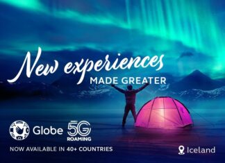 Visitors from 39 countries can now enjoy Globe 5G mobile services