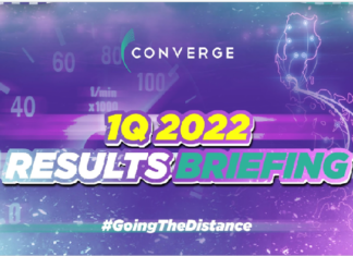 CONVERGE REACCELERATES RESIDENTIAL SUBSCRIBER ADDITIONS, RESULTING IN 39.7%% Y.O.Y REVENUE GROWTH FOR 1Q2022, EBITDA OF P4.6Bn (58.8% EBITDA MARGIN) AND P2.0Bn NET INCOME (25.4% NET INCOME MARGIN)