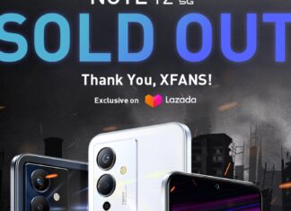 Infinix NOTE 12 PRO 5G sold out on Lazada