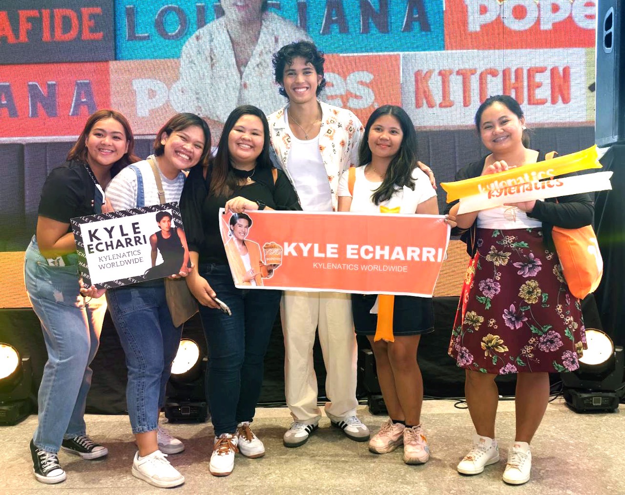 Kyle Echarri Meet And Greet With Fans At Popeyes