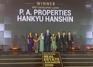 P.A. Properties Hankyu Hanshin named Best Developer – Luzon at Philippines Real Estate Awards 2026
